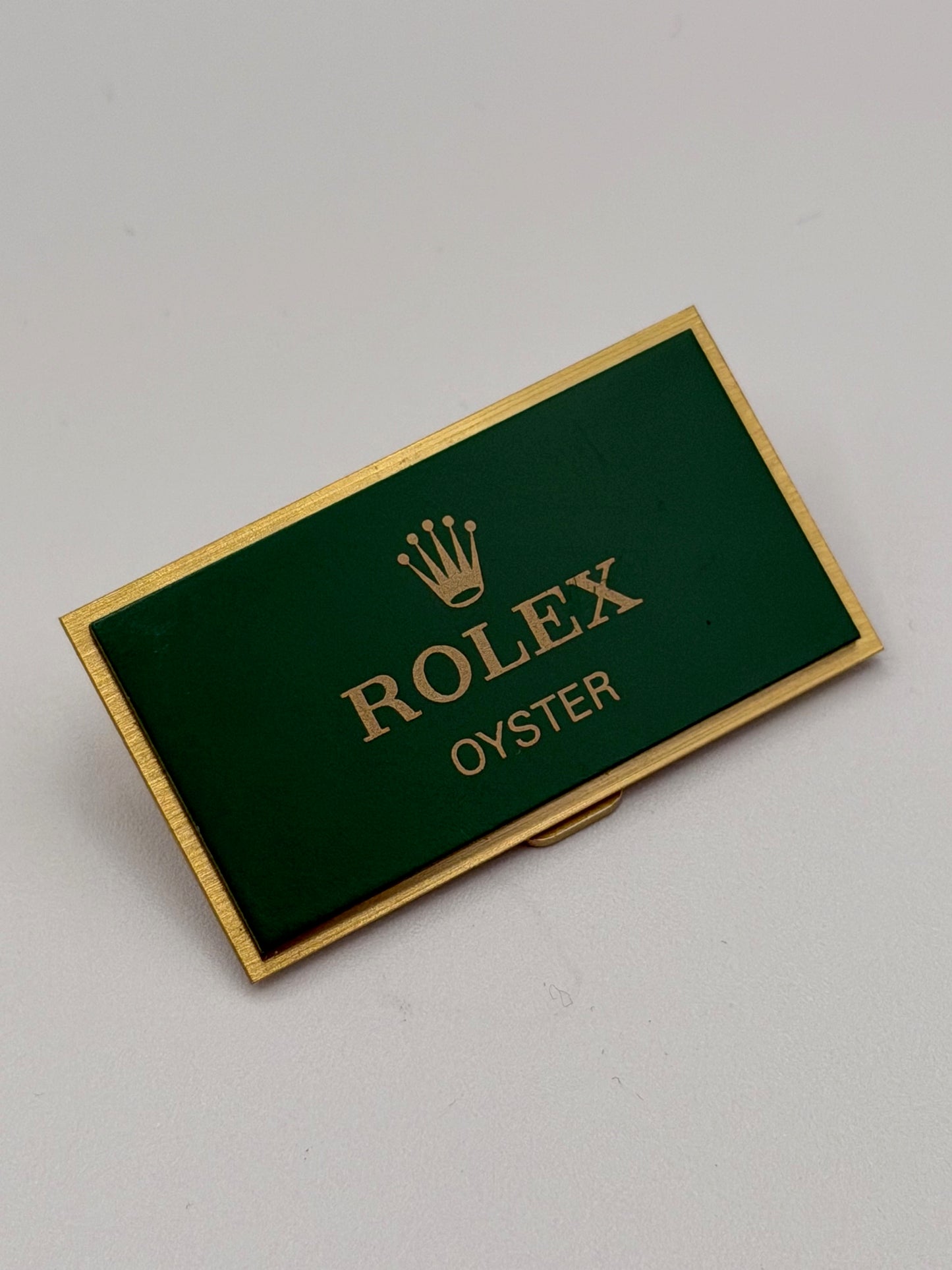 Rolex Oyster targa esposizione