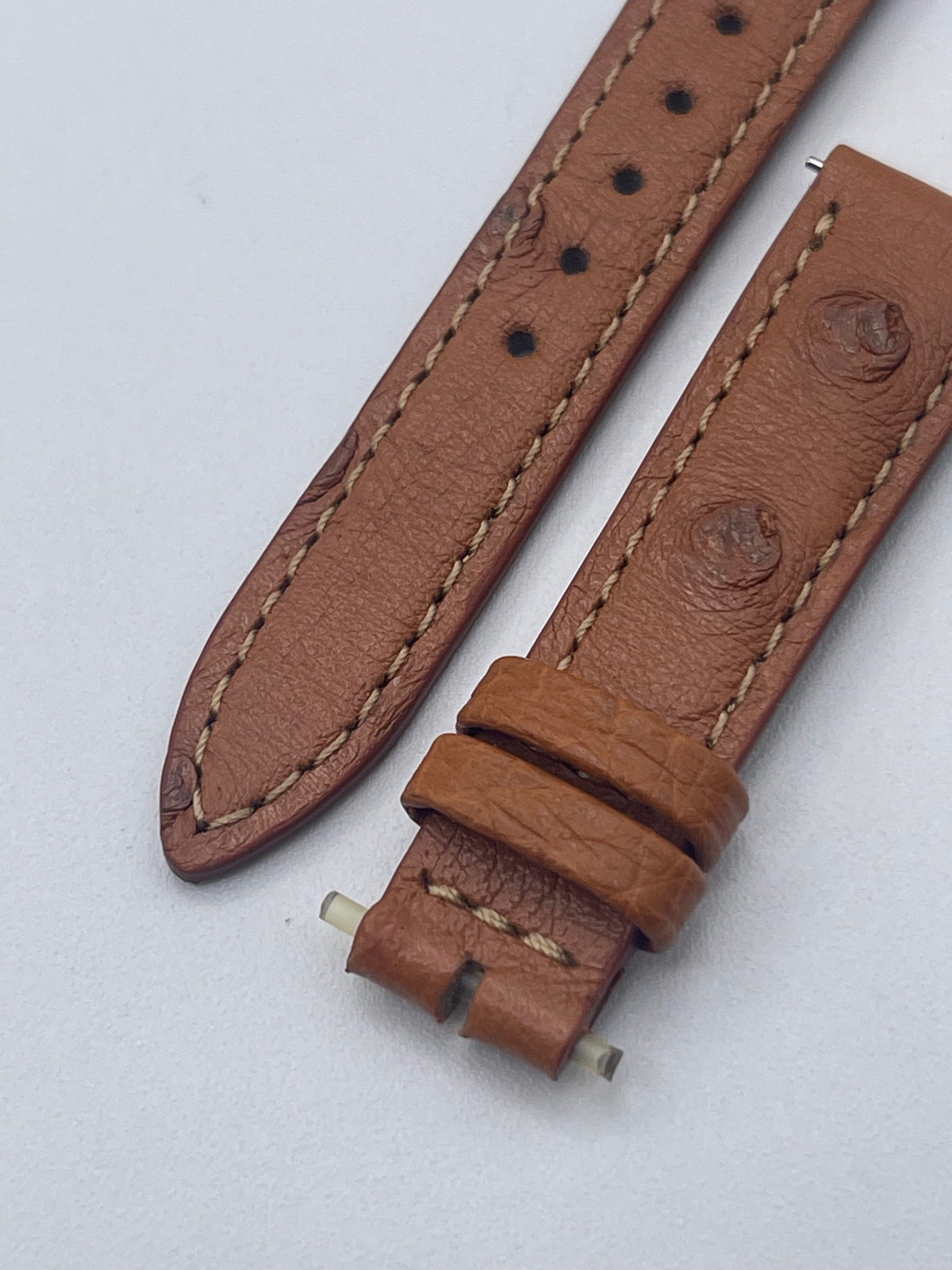 Jaeger Le-Coultre Rendez Vous 29 watch strap struzzo ostrich brown 14/12mm