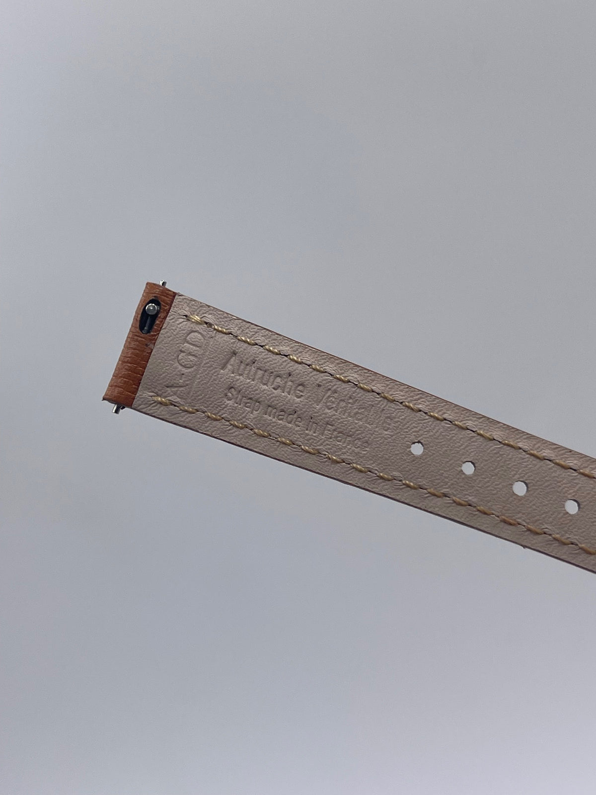 Jaeger Le-Coultre Rendez Vous 29 watch strap struzzo ostrich brown 14/12mm