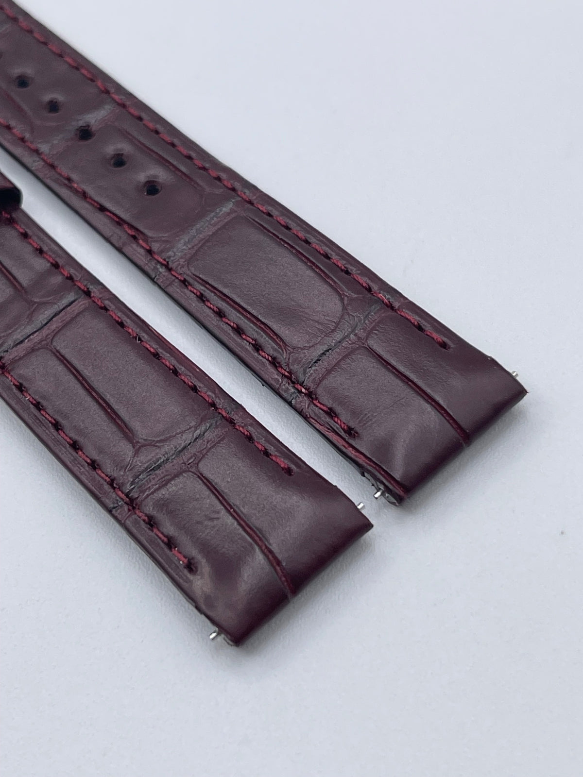 Cartier Santos Dumont GM cinturino bordeaux burgundy KDB3AAN4 17,5/16mm