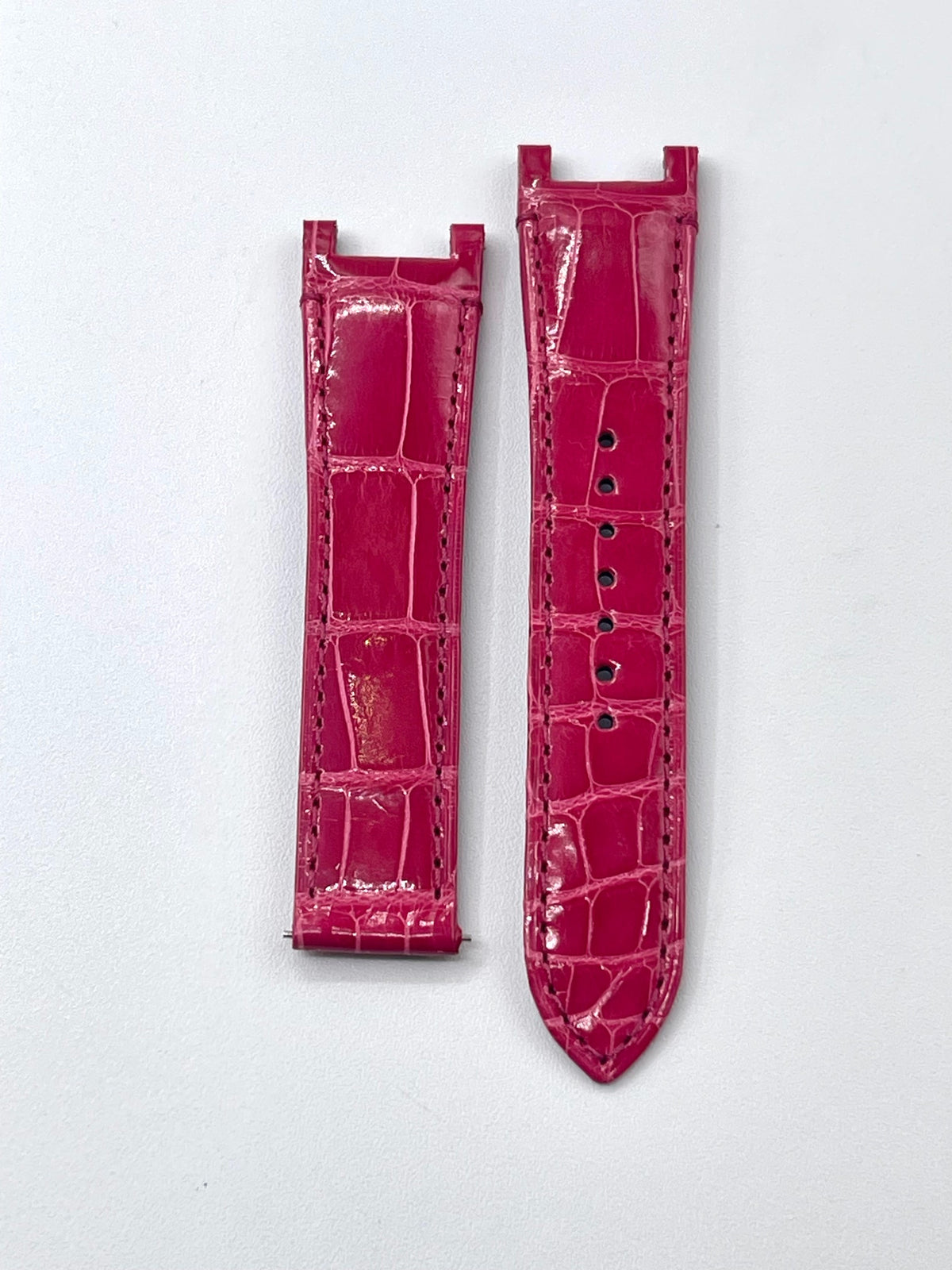 Cartier Pasha 35 cinturino orologio pelle fucsia KDALYAH1 19/16mm