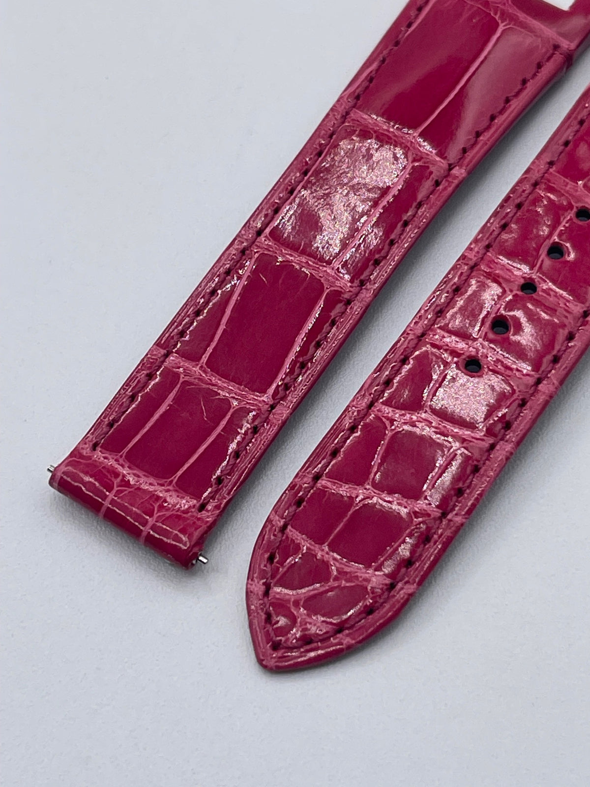 Cartier Pasha 35 cinturino orologio pelle fucsia KDALYAH1 19/16mm