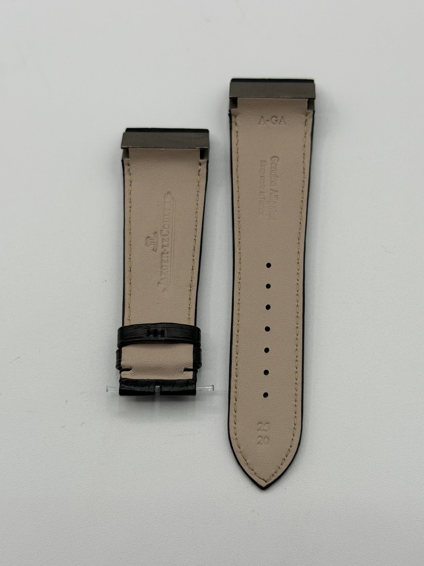 Jaeger LeCoultre Complicazione cinturino alligatore nero black strap 25/20mm