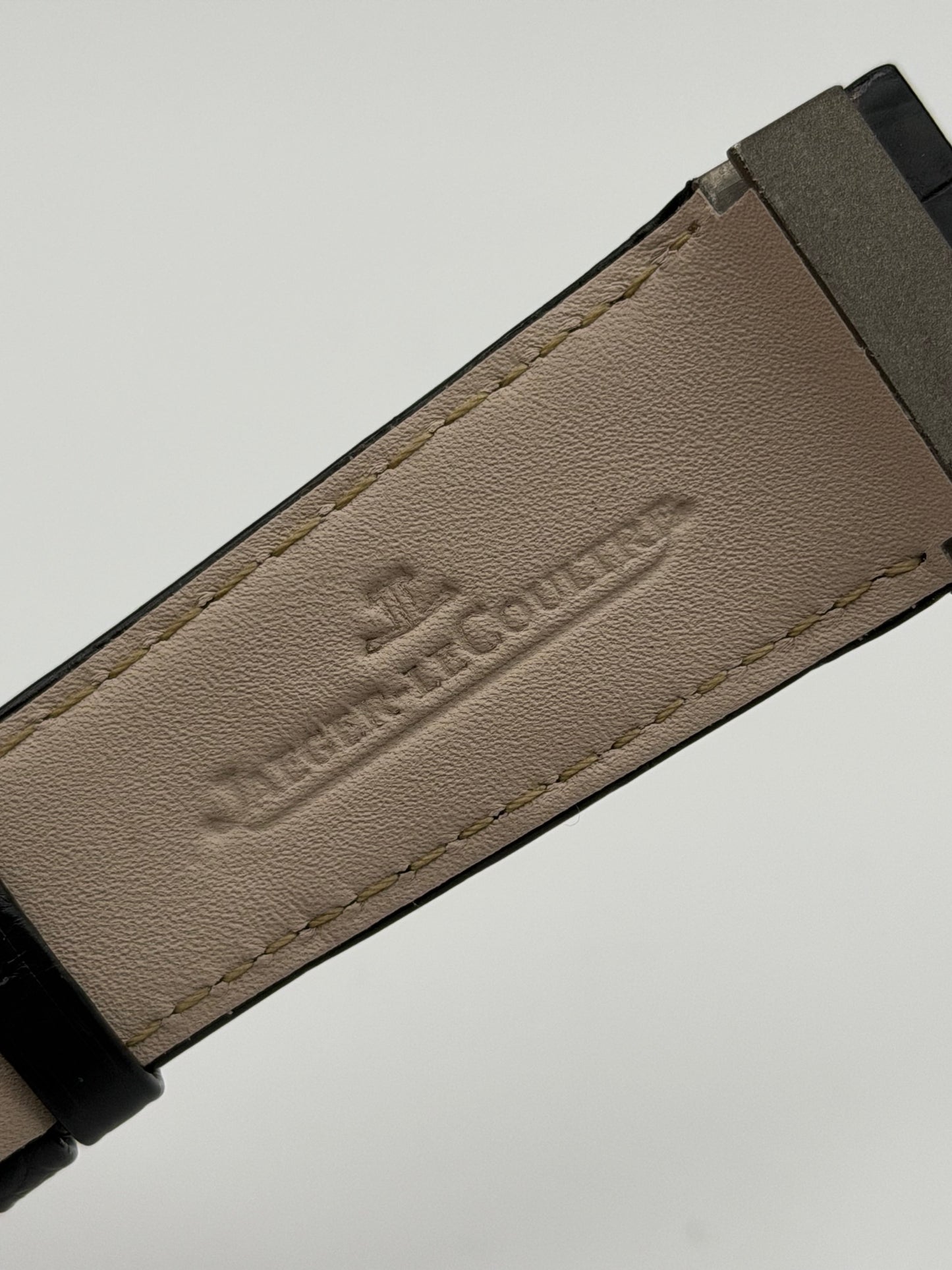 Jaeger LeCoultre Complicazione cinturino alligatore nero black strap 25/20mm