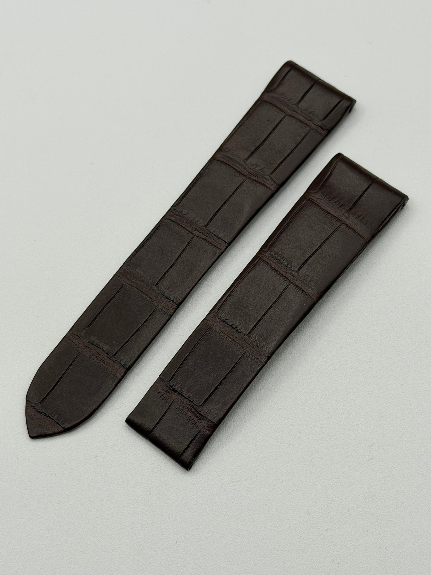 Cartier Santos Dumont cinturino alligatore marrone brown KD97IH95 21/18mm