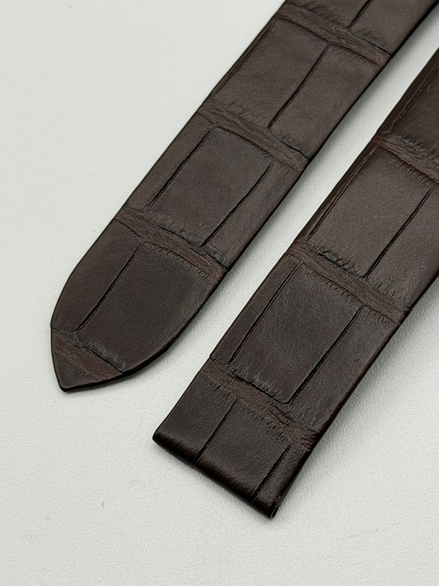 Cartier Santos Dumont cinturino alligatore marrone brown KD97IH95 21/18mm