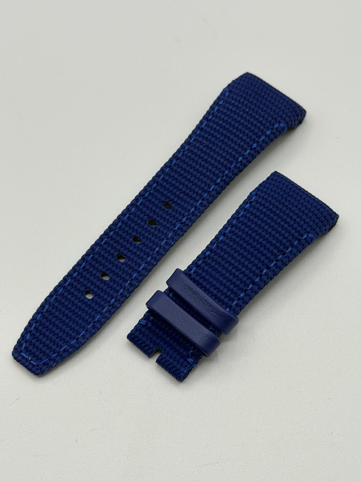 Audemars Piguet Code 11.59 cinturino watch strap tessuto fabric blu 22/18mm