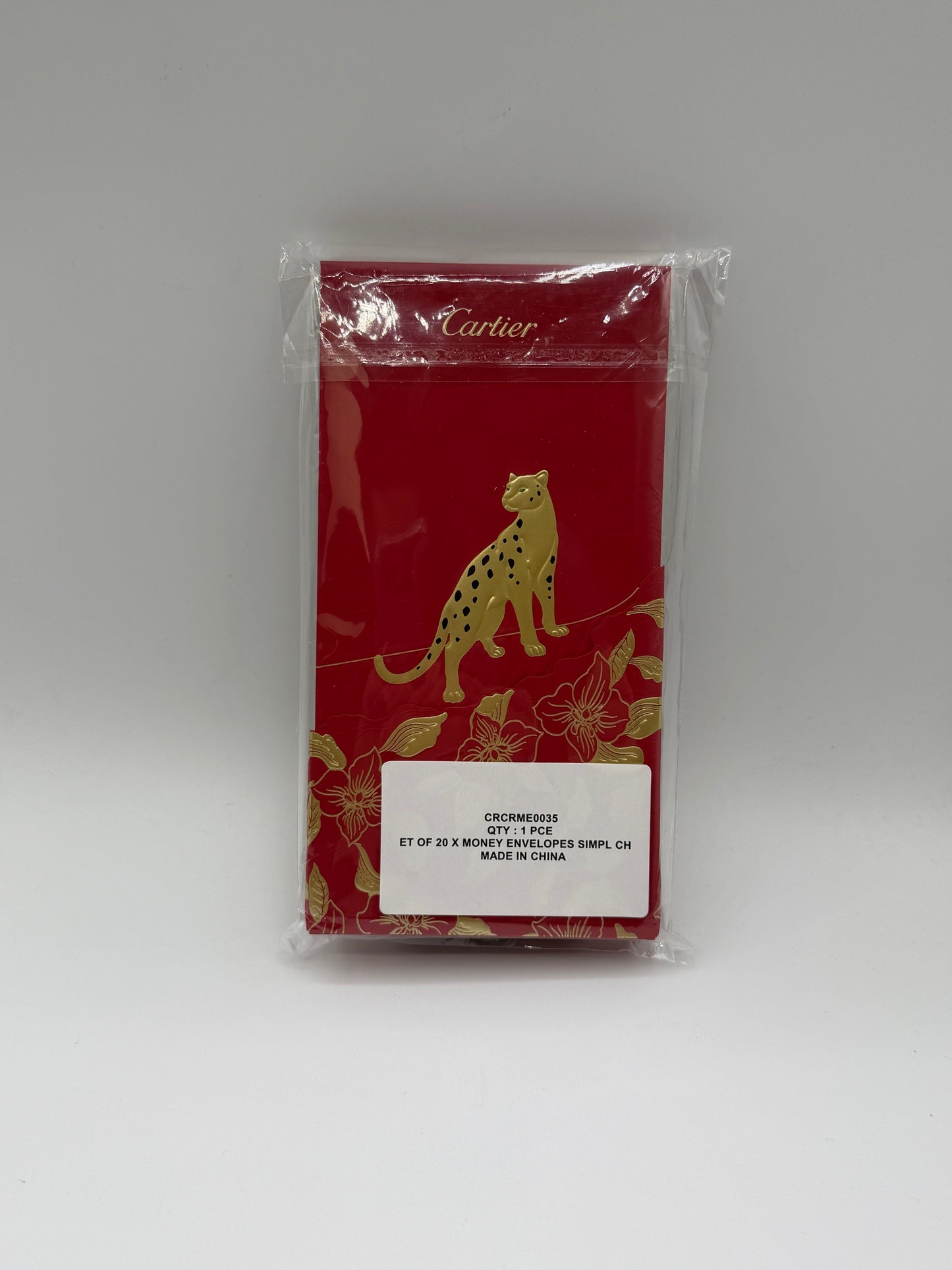 Cartier set x20 busta denaro money envelope