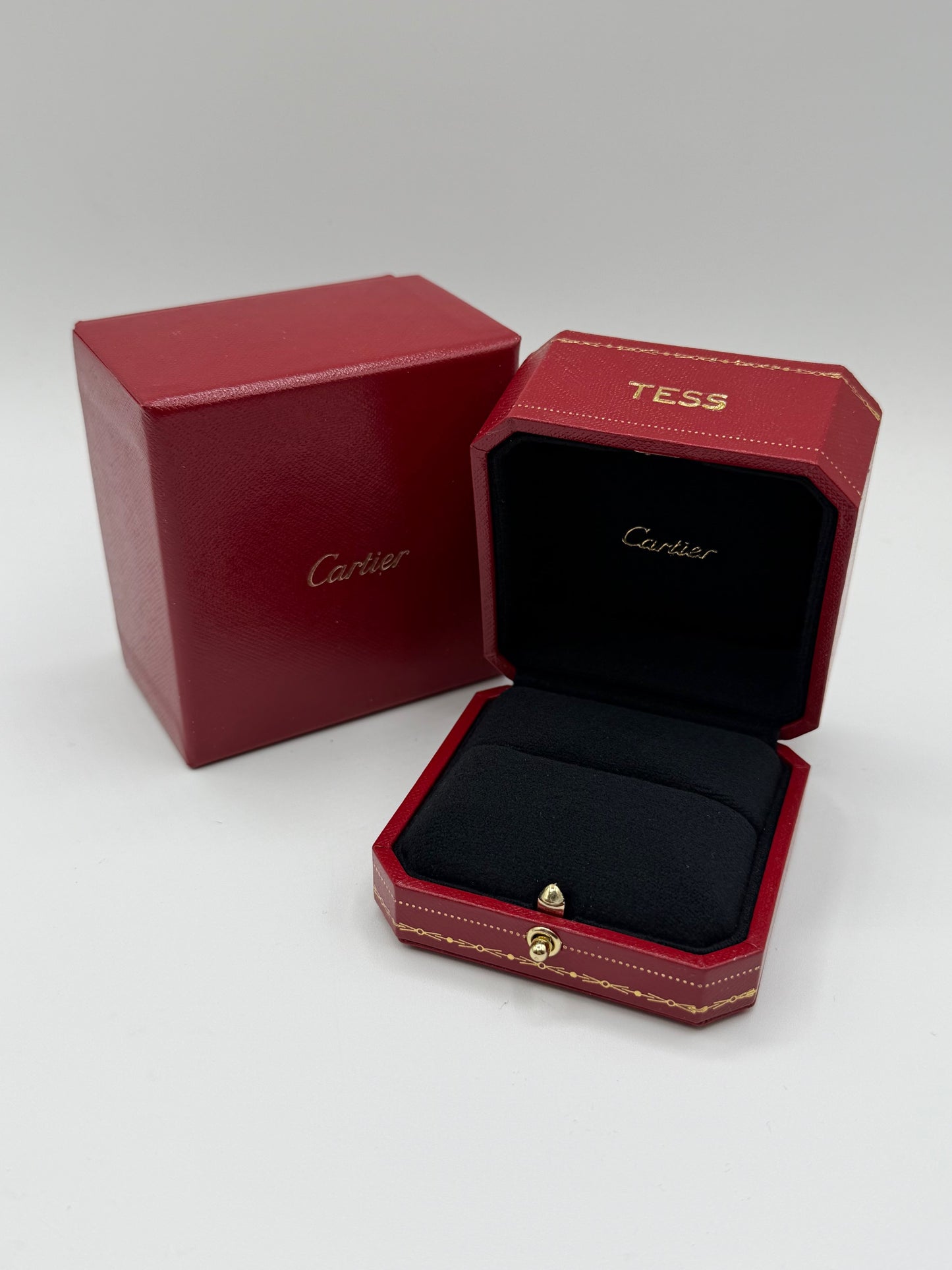 Cartier scatola anello personalizzata customized ring box ref. CRCO000680