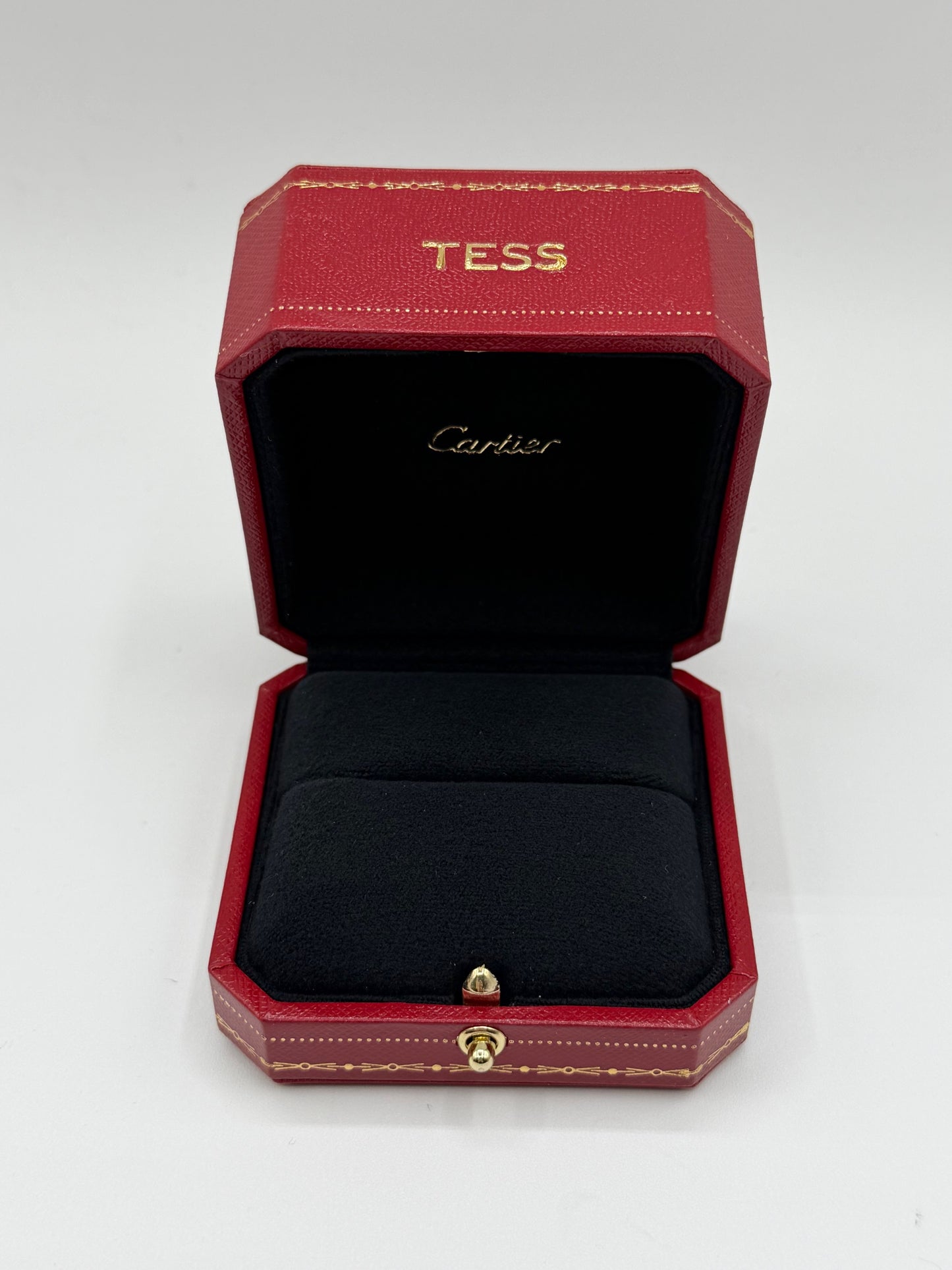 Cartier scatola anello personalizzata customized ring box ref. CRCO000680
