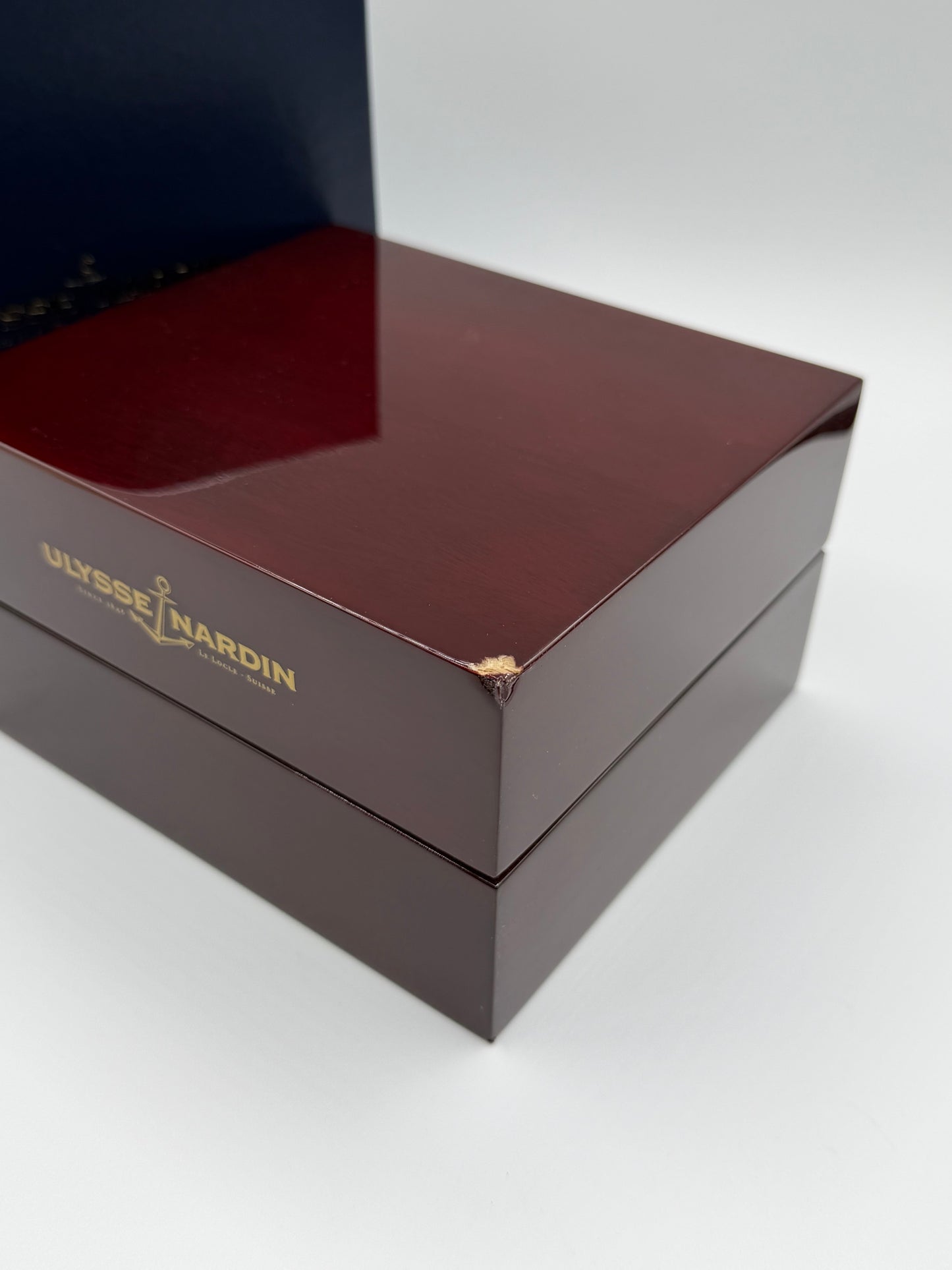 Ulysse Nardin scatola orologio legno wooden watch box