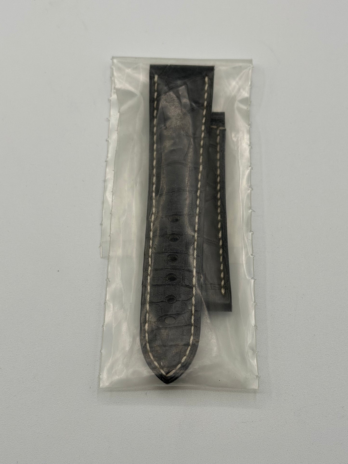 Breguet Type XX cinturino alligatore watch strap marrone scuro dark brown 23/20mm