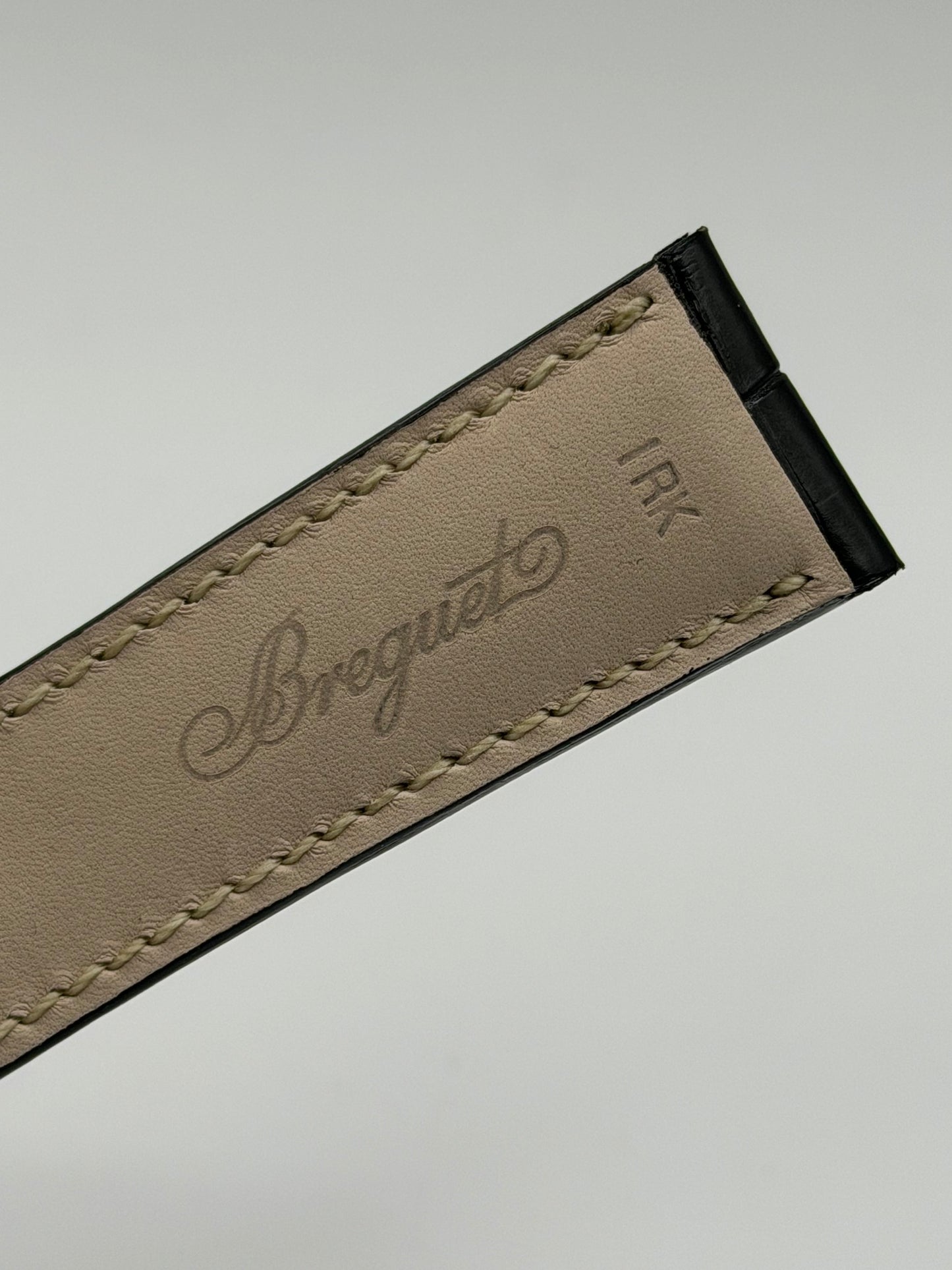 Breguet Type XX cinturino alligatore watch strap marrone scuro dark brown 23/20mm