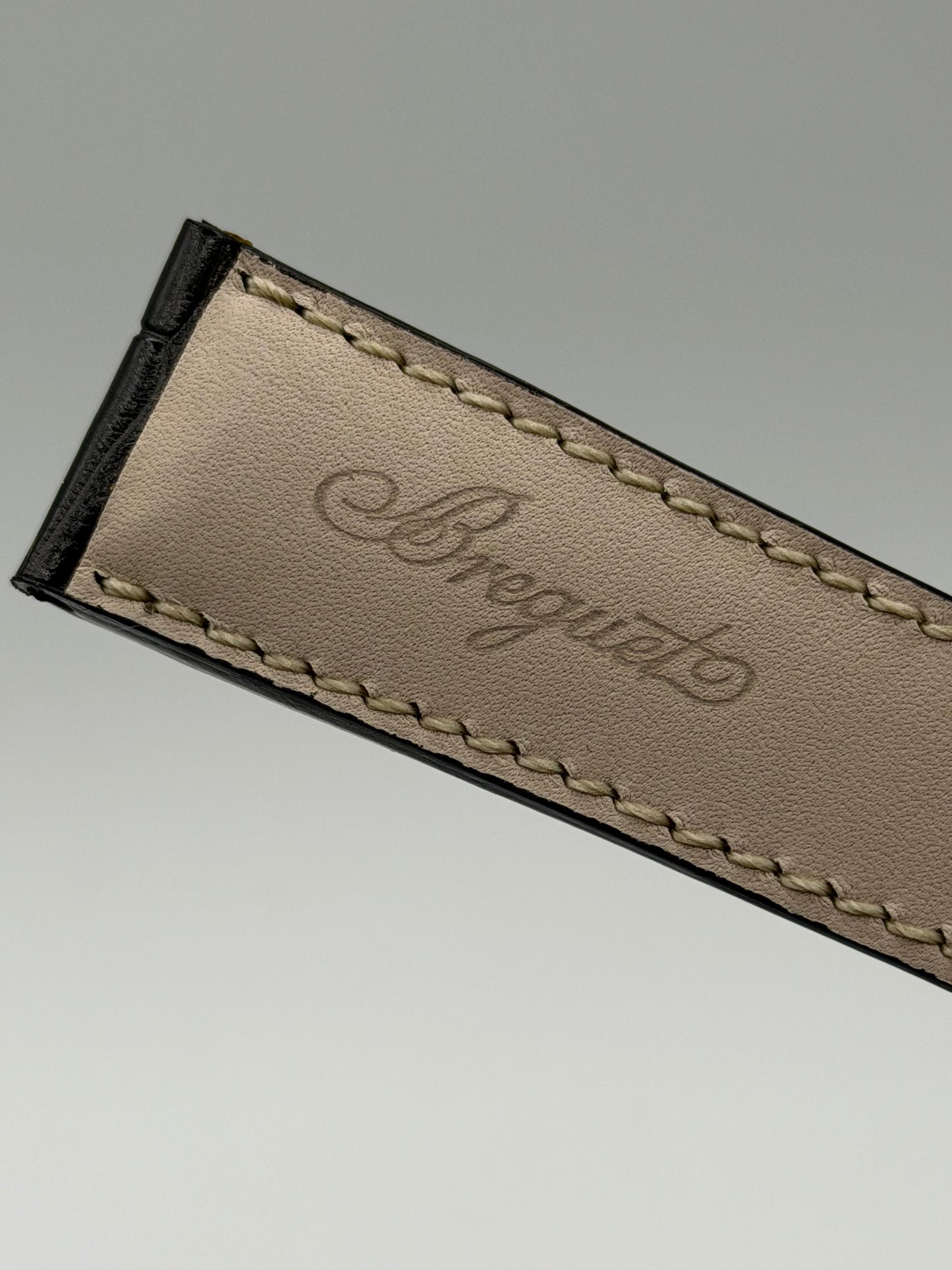 Breguet Type XX cinturino alligatore watch strap marrone scuro dark brown 23/20mm