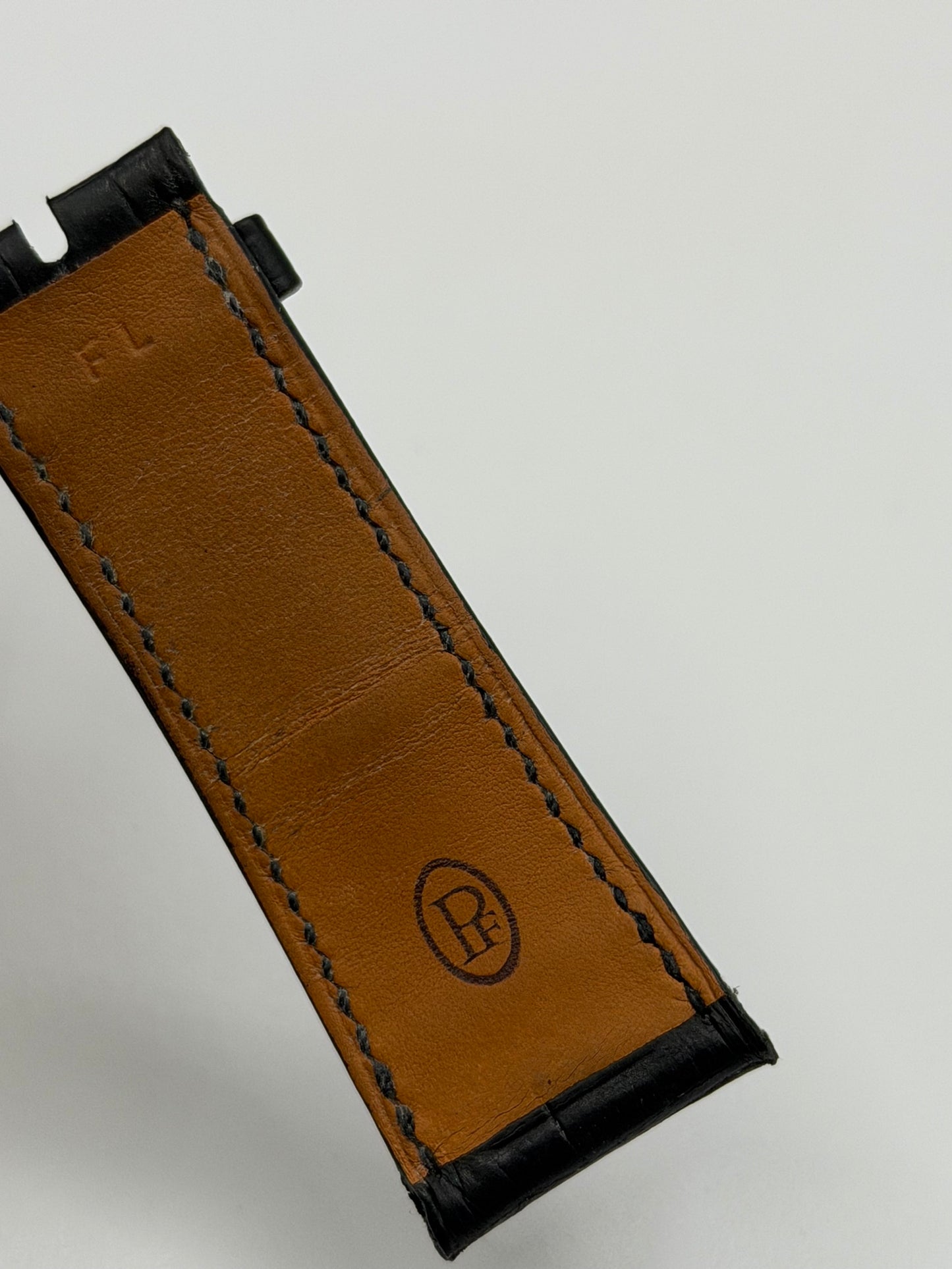 Hermes Cape Cod cinturino alligatore watch strap nero black 22.5/19mm