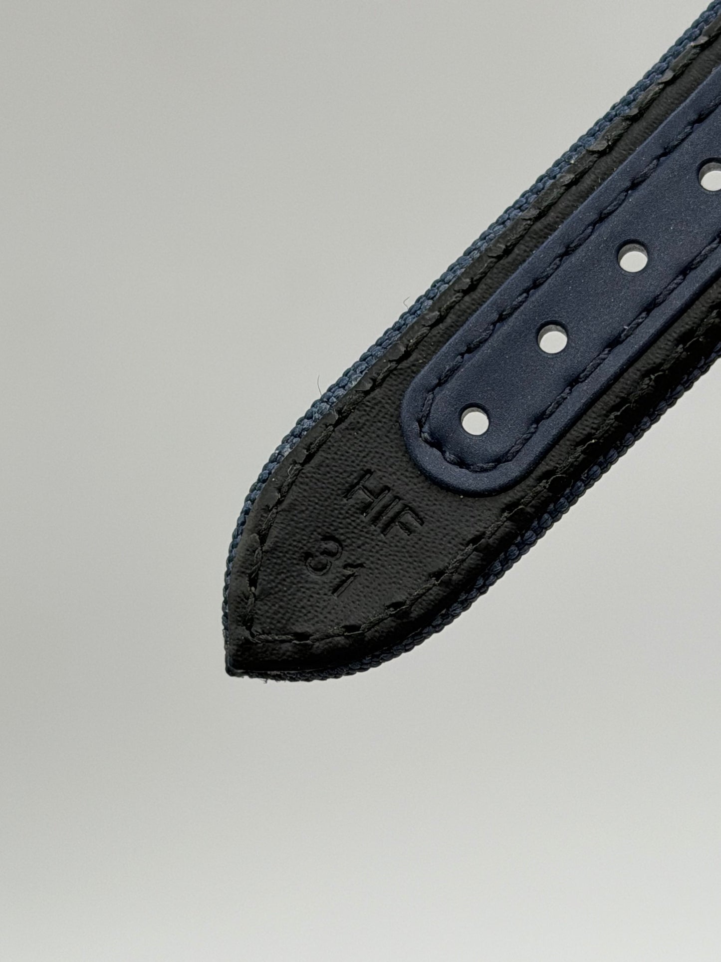 Omega Speedmaster "Snoopy" cinturino tessuto blu fabric strap 20/16 mm