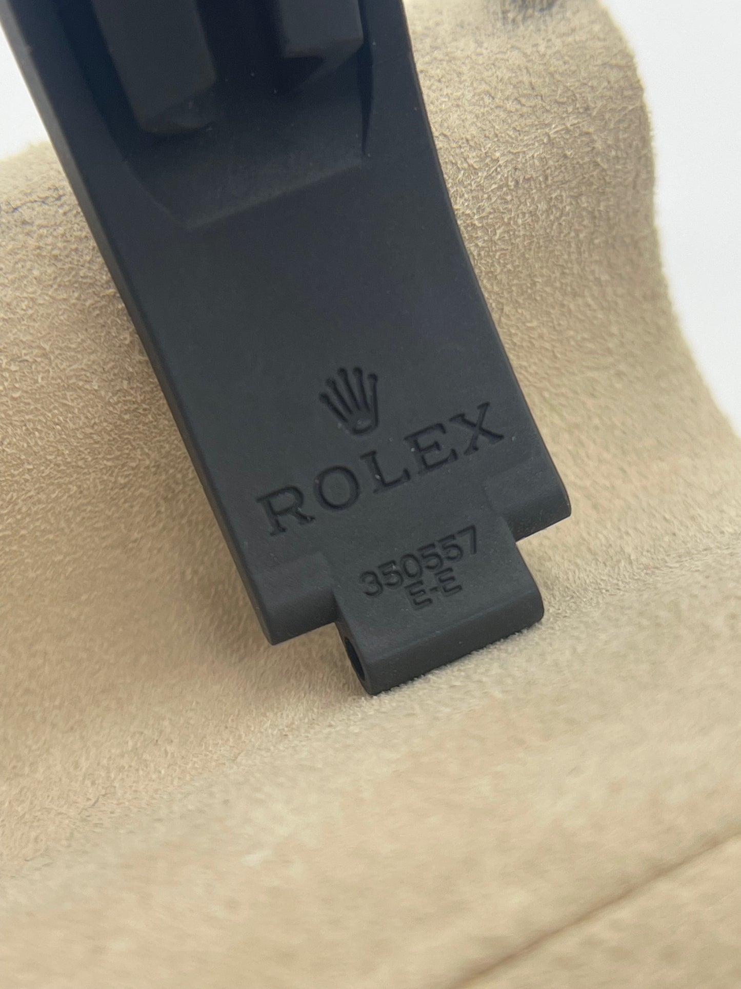 Rolex Yacht-Master 37 cinturino orologio gomma oysterflex strap 350557 E-E