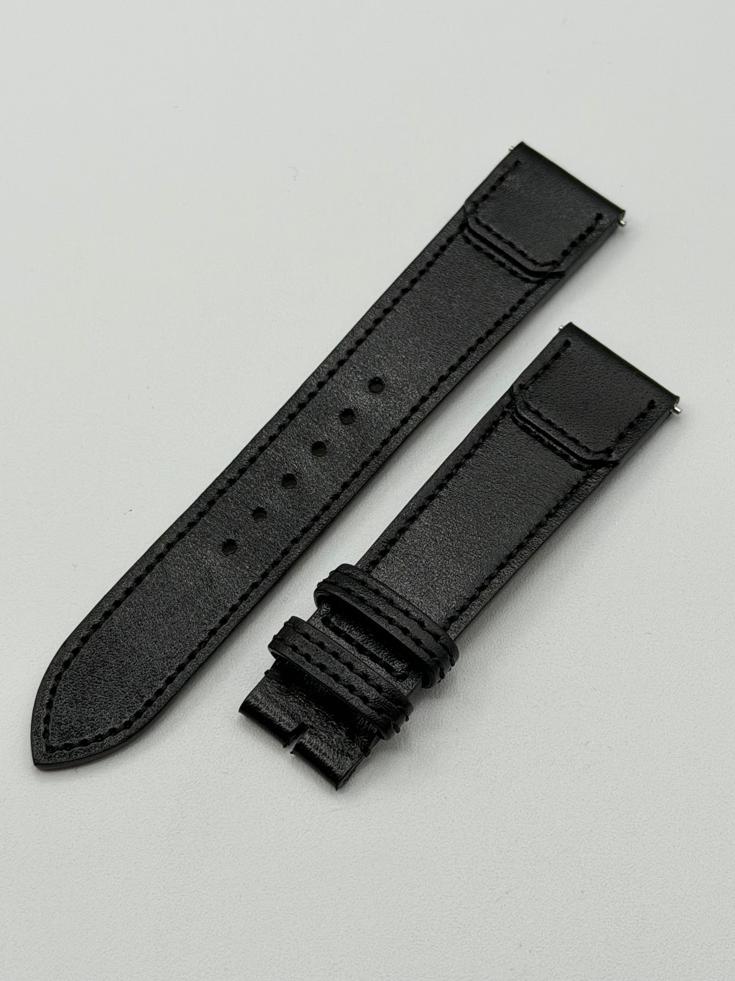 Jaeger LeCoultre Reverso cinturino pelle calf black strap 18/16 "Casa Fagliano"