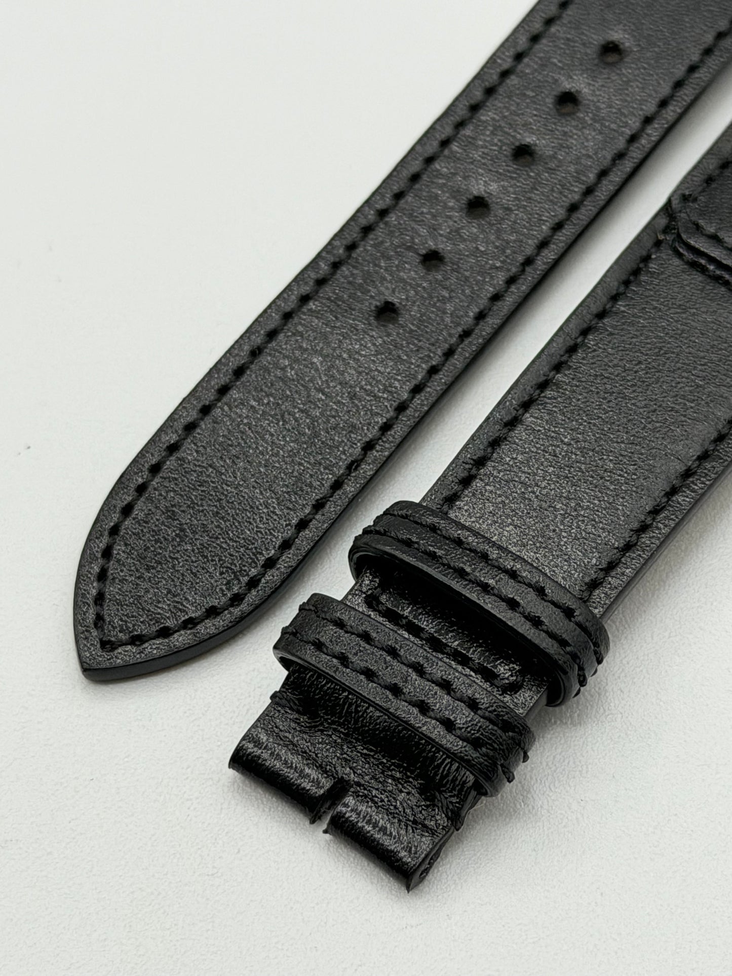 Jaeger LeCoultre Reverso cinturino pelle calf black strap 18/16 "Casa Fagliano"