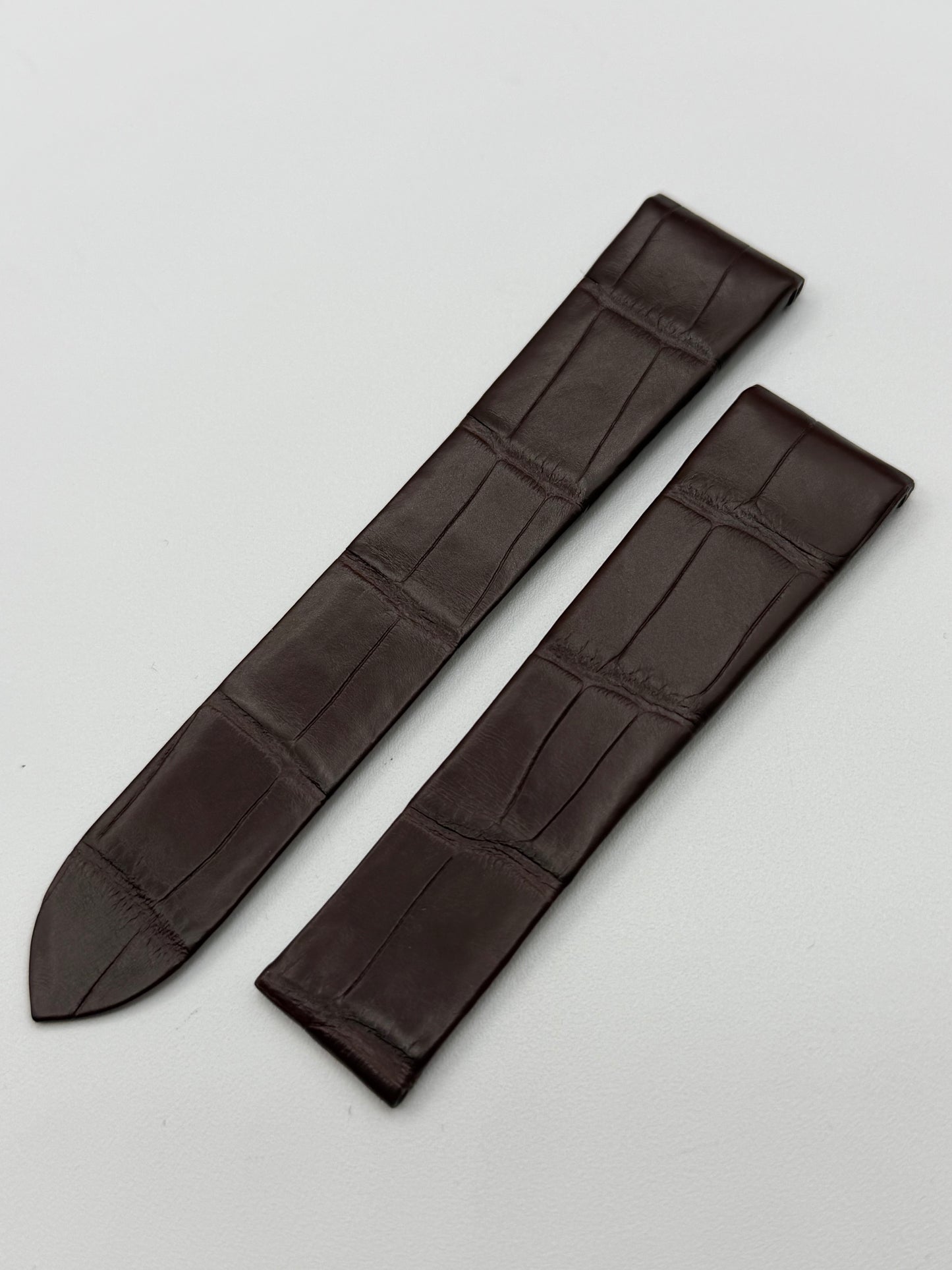 Cartier Santos Dumont cinturino alligatore marrone brown KD97IM51 21/18mm