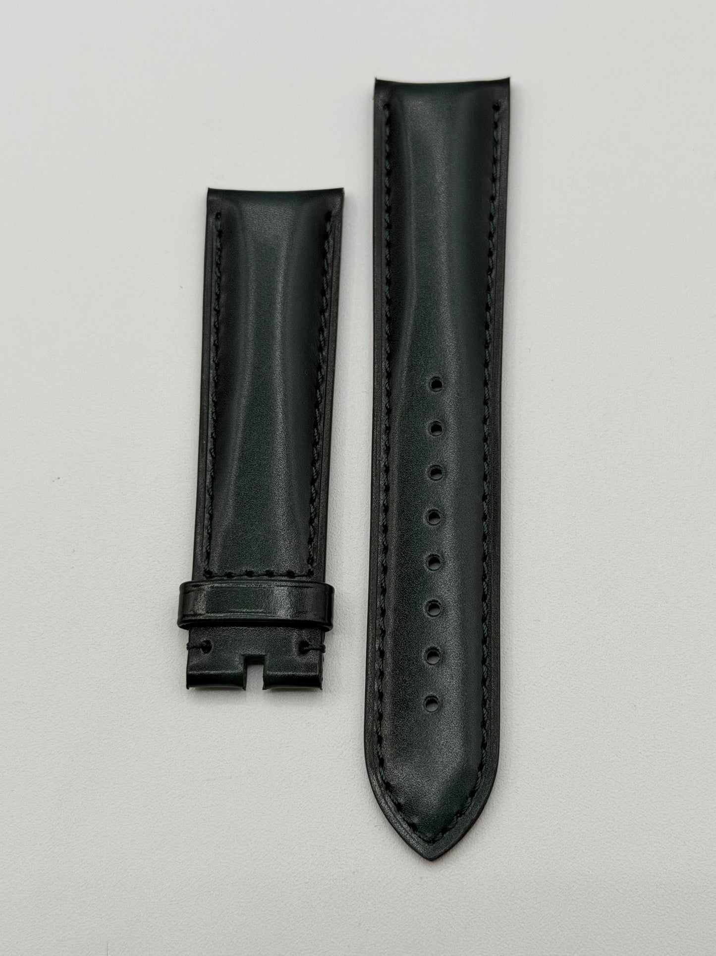 Vacheron Constantin Cornes de Vache cinturino verde green strap 20/18mm