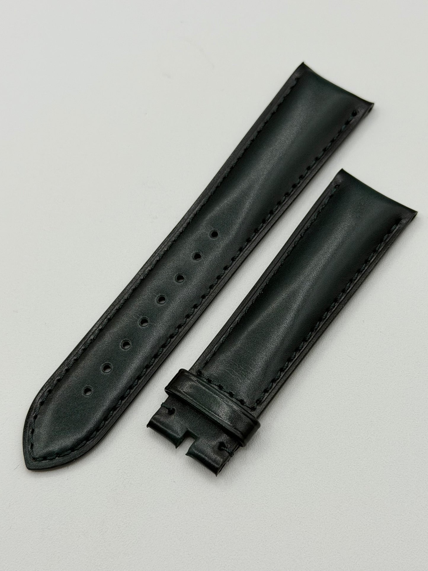 Vacheron Constantin Cornes de Vache cinturino verde green strap 20/18mm