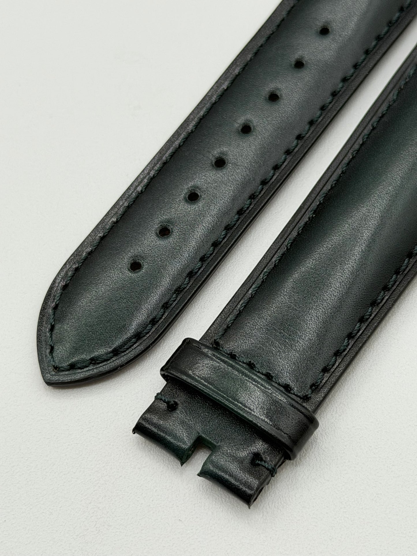 Vacheron Constantin Cornes de Vache cinturino verde green strap 20/18mm