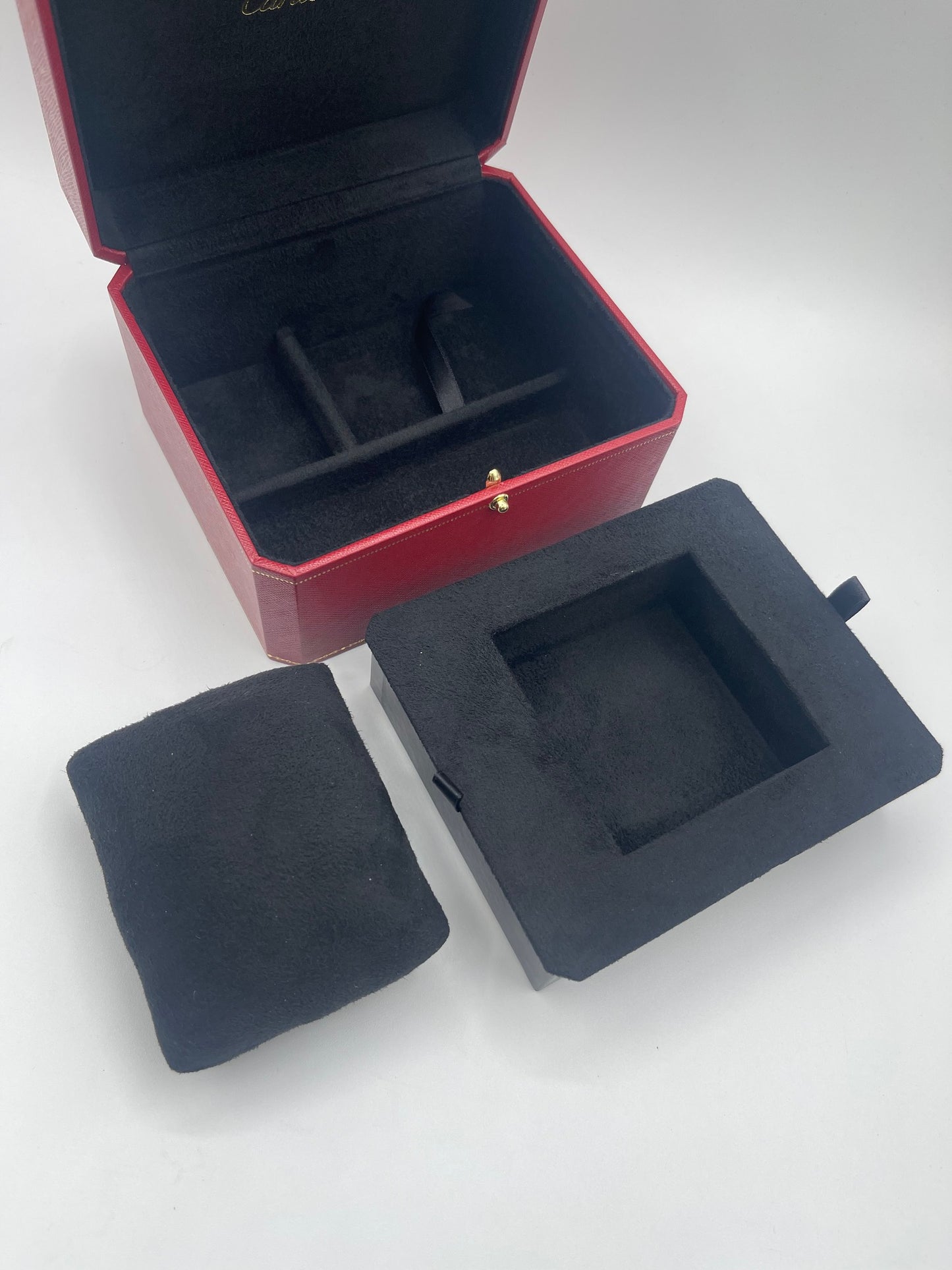 Cartier scatola completa orologio personalizzata watch box ref. CRCO000497
