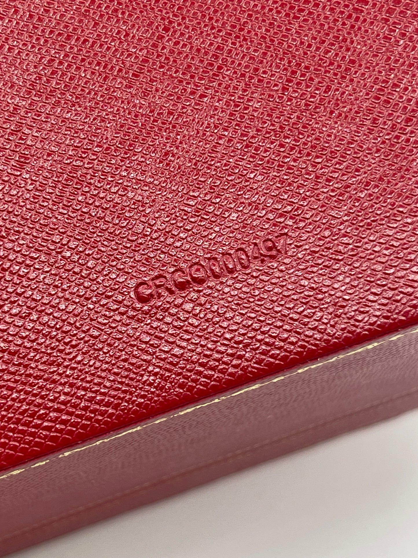 Cartier scatola completa orologio personalizzata watch box ref. CRCO000497