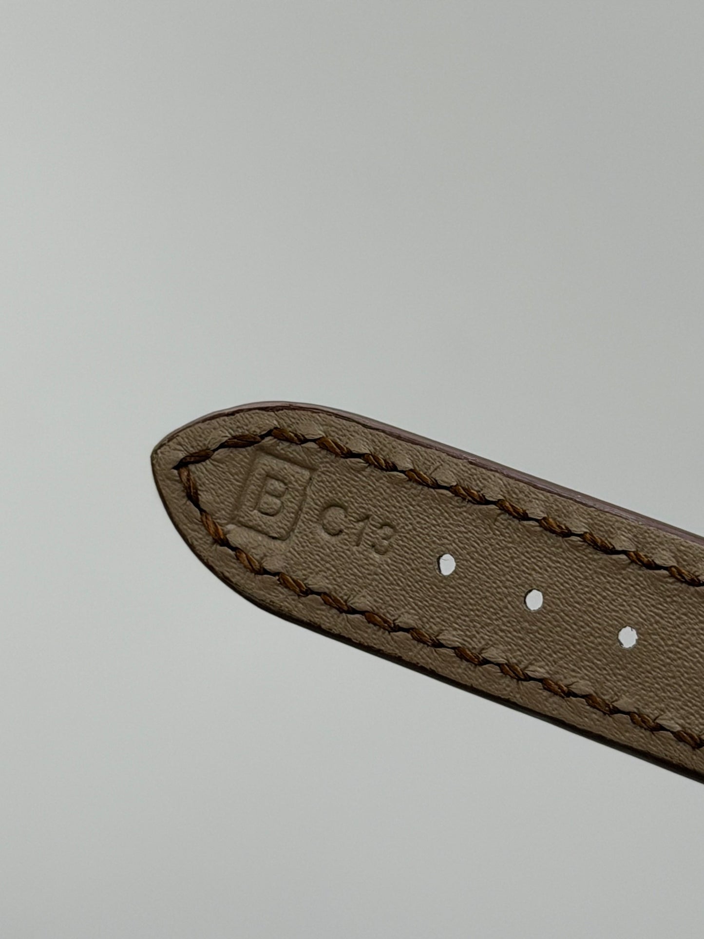 Patek Philippe cinturino alligatore marrone brown alligator strap 19/14mm