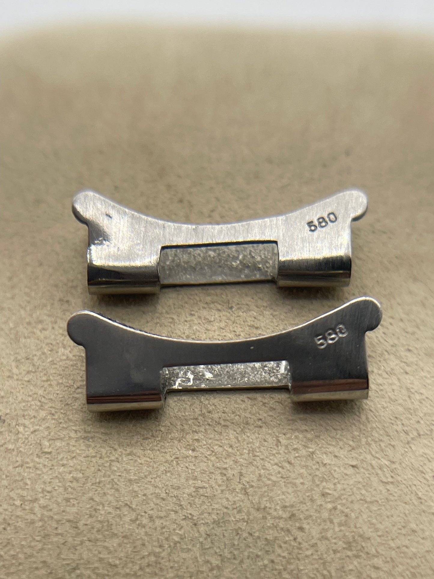 Rolex finali end links 580 bracciale oyster 78360 93150 acciaio 20mm
