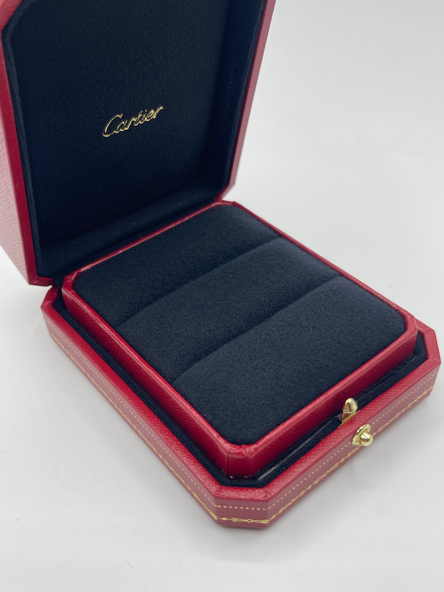 Cartier scatola 2 anelli fidanzamento engagement rings box ref. CRCO000465