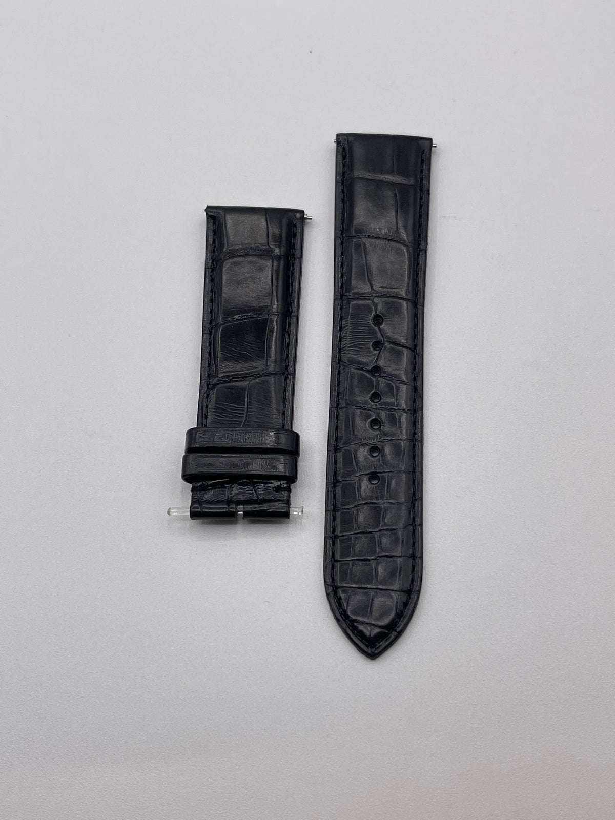 Jaeger Le-Coultre Reverso cinturino watch strap alligatore nero black 22/20mm