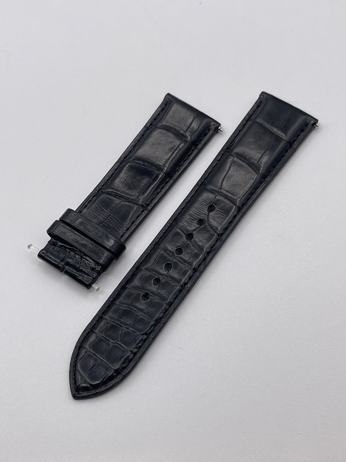 Jaeger Le-Coultre Reverso cinturino watch strap alligatore nero black 22/20mm