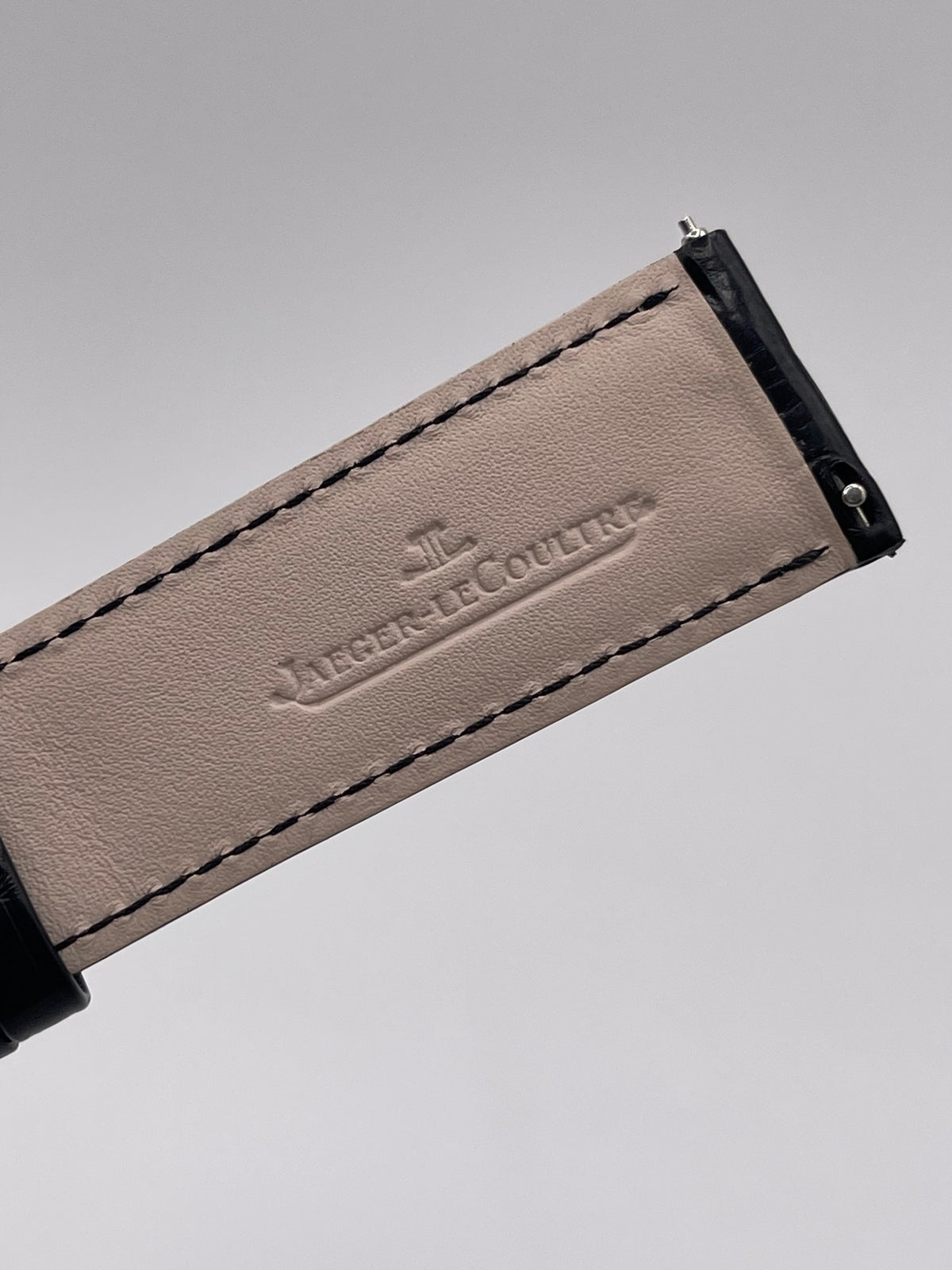 Jaeger Le-Coultre Reverso cinturino watch strap alligatore nero black 22/20mm