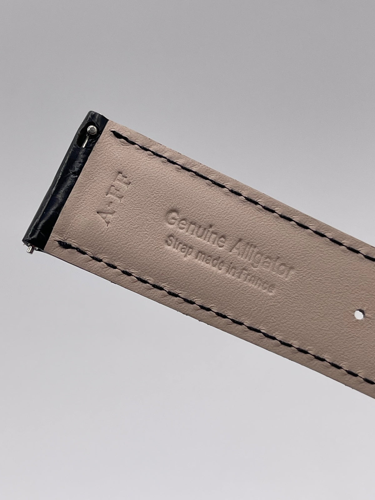 Jaeger Le-Coultre Reverso cinturino watch strap alligatore nero black 22/20mm