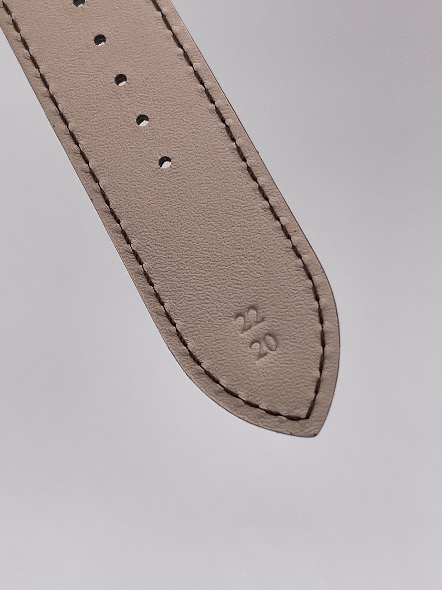 Jaeger Le-Coultre Reverso cinturino watch strap alligatore marrone brown 22/20mm