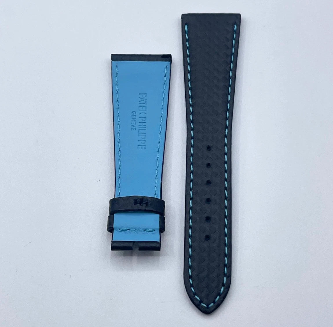 Patek Philippe Calatrava 6007G-011 cinturino pelle techno leather strap 22/16mm