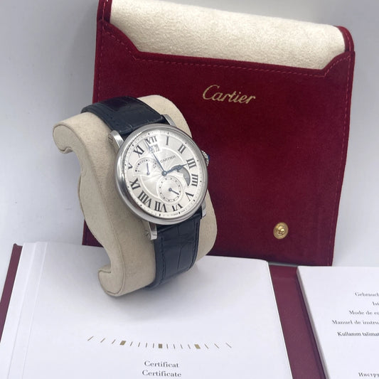 Cartier Rotonde de Cartier 42mm steel ref W1556368 calibro 1904FU-MC anno 2015