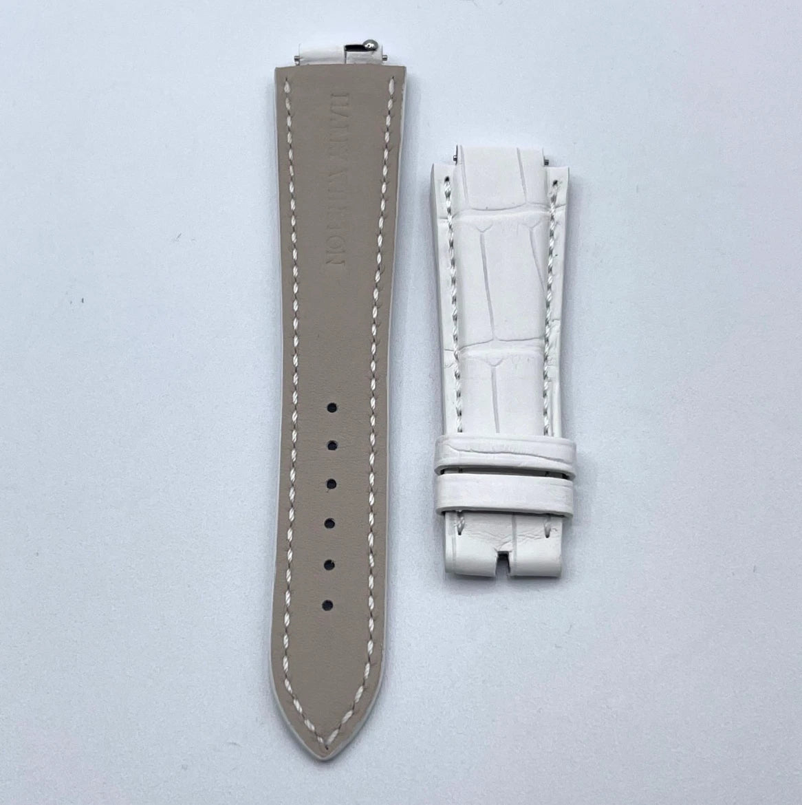 Harry Winston Ocean cinturino alligatore bianco alligator strap 21(13.4)/16mm