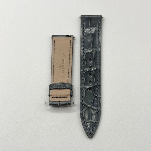 Jaeger Le-Coultre Rendez Vous cinturino alligatore grigio grey strap 17/16mm