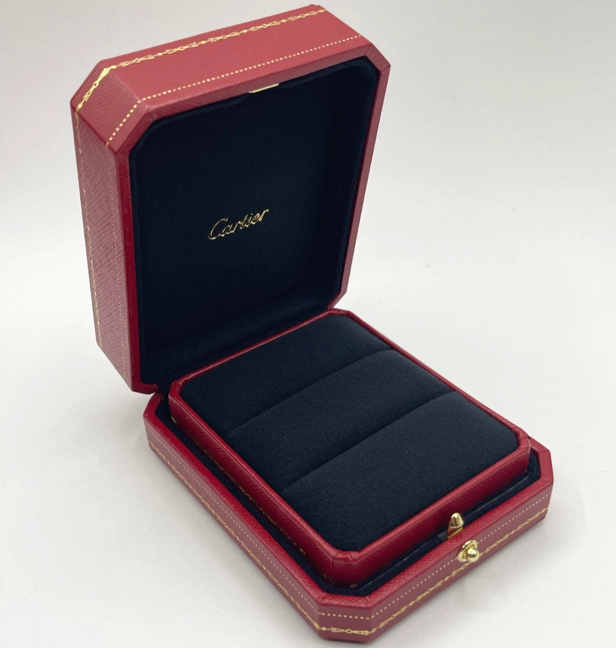Cartier scatola 2 anelli fidanzamento engagement rings box ref. CRCO000465