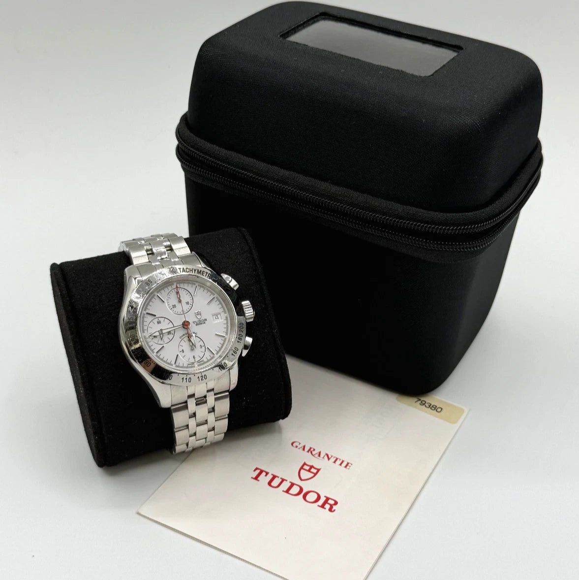 Tudor Chronautic 41mm acciaio steel ref 79380 cal Valjoux 7750 anno 2004