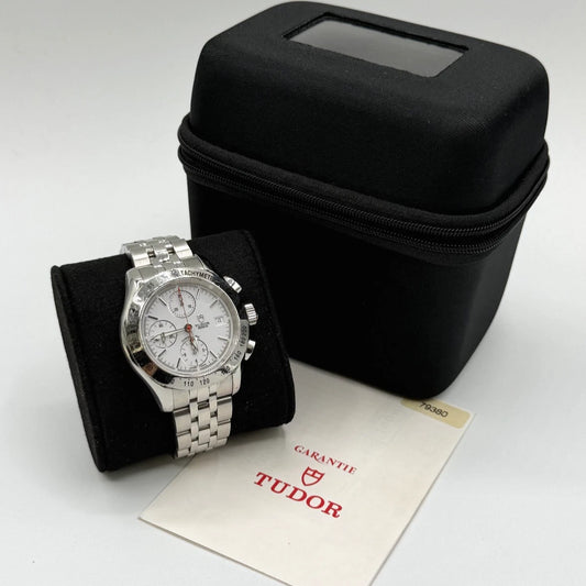 Tudor Chronautic 41mm acciaio steel ref 79380 cal Valjoux 7750 anno 2004
