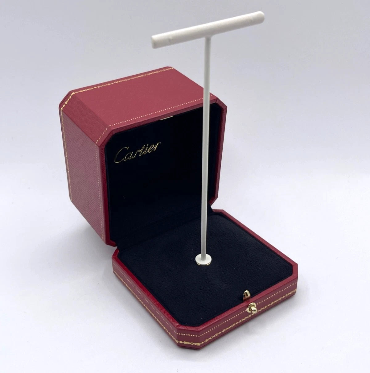 Cartier pendant earrings display box