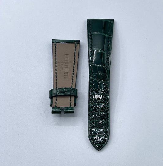 Patek Philippe cinturino alligatore verde green alligator 19/14mm