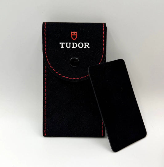 Tudor pochette porta orologio clutch travel box nero black 50006084.8064