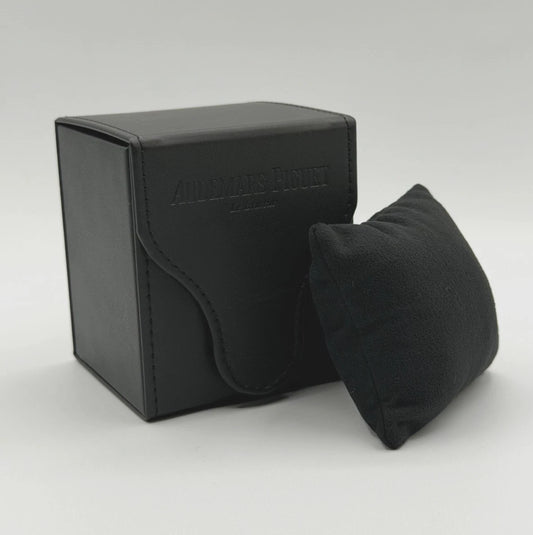 Audemars Piguet box viaggio ap travel box royal oak pelle nera originale