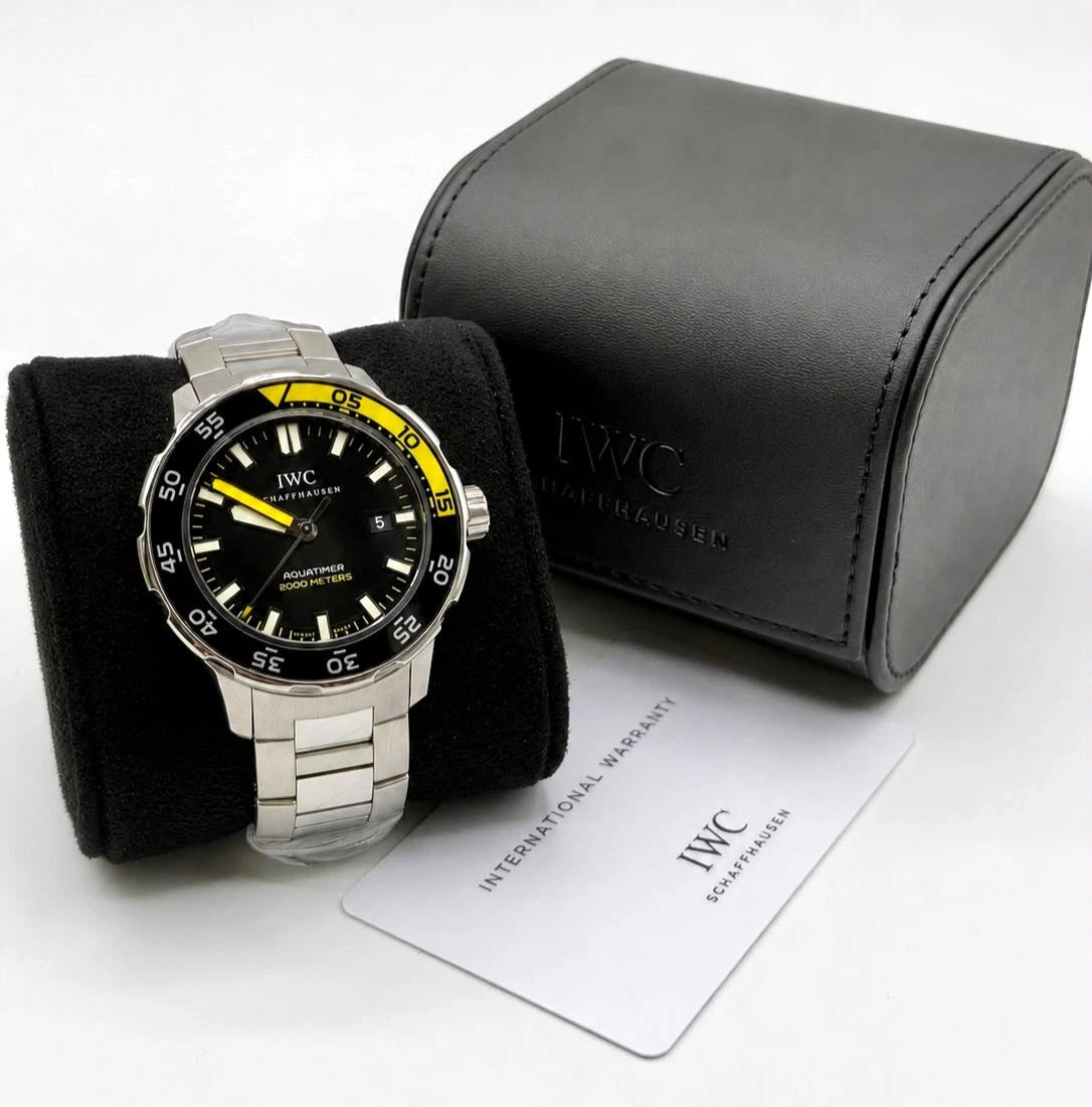 IWC Aquatimer Automatic 2000 44mm acciaio steel ref IW356801 cal 30110 anno 2017