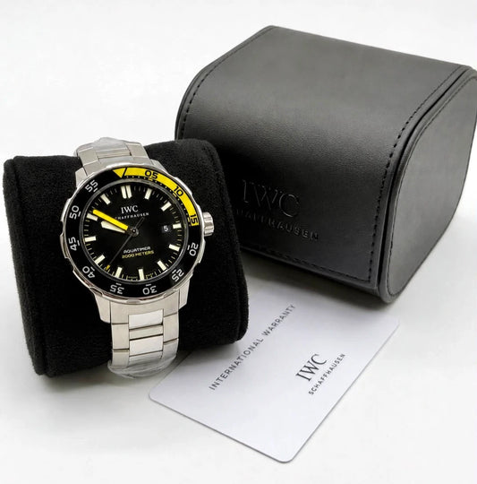 IWC Aquatimer Automatic 2000 44mm acciaio steel ref IW356801 cal 30110 anno 2017